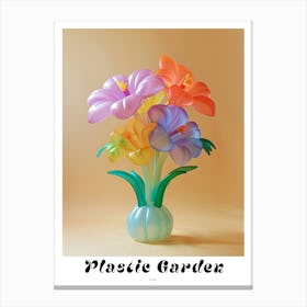 Dreamy Inflatable Flowers Poster Lilac 5 Canvas Print