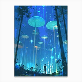 Mushroom Forest Canvas Print