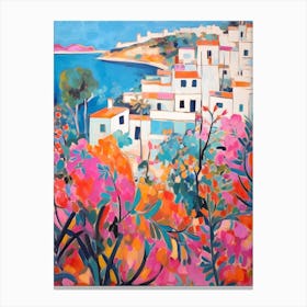Ibiza Spain 3 Fauvist Painting Canvas Print
