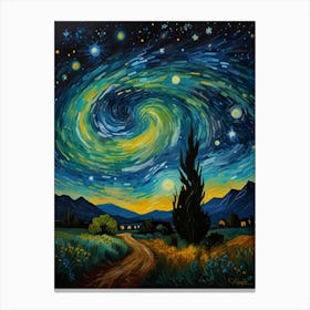 Starry Night 35 Canvas Print