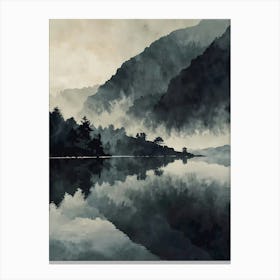 Misty Lake 7 Canvas Print