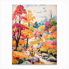 Autumn Gardens Painting Japanese Friendship Garden Usa 1 Canvas Print