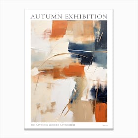 Autumn Exhibition Modern Abstract Poster 25 Canvas Print