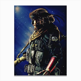 Light Of Heroes ― Venom Snake Metal Gear Canvas Print