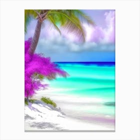 Barbados Soft Colours Tropical Destination Canvas Print