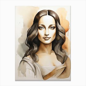 Mona Lisa 5 Canvas Print