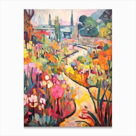 Autumn Gardens Painting Phipps Conservatory And Botanical Gardens 1 Canvas Print