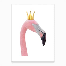 Queen Flamingo Canvas Print