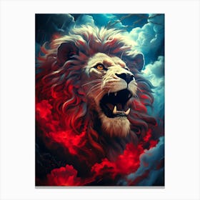 Lion In The Sky 4 Canvas Print