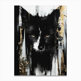 Black Cat 72 Canvas Print