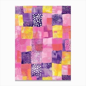 Patchwork Quilt Canvas Print