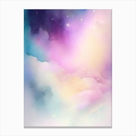 Nebula Gouache Space Canvas Print