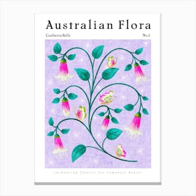 Australian Flora Canberra Bells Canvas Print