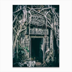 The Encroaching Forest Of Ta Prohm Canvas Print