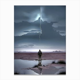 Lightning In The Sky 1 Canvas Print