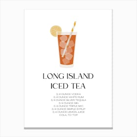 Long Island Iced Tea Canvas Print