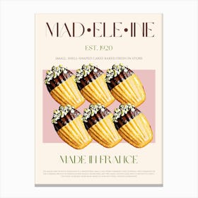 Madeleine Mid Century Canvas Print