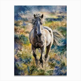 Horse Running Canvas Print