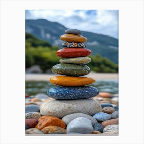 Zen Stones 6 Canvas Print