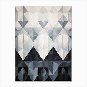 Water Geometric Abstract 9 Canvas Print
