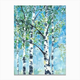 Aspen Tree2 Canvas Print