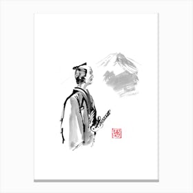 Travelling Samurai Canvas Print