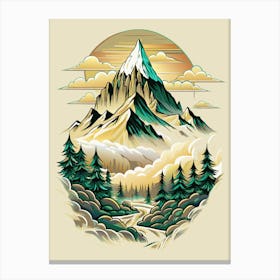 Mountain Landscape 1 Canvas Print