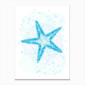 Blue Star Canvas Print