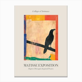 Hawk 2 Matisse Inspired Exposition Animals Poster Canvas Print