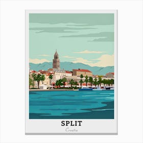 Split Croatia Travel Canvas Print