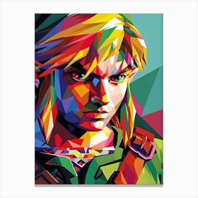 Link From Zelda Canvas Print