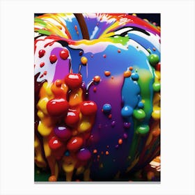 Colorful Apple 2 Canvas Print