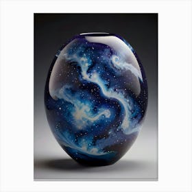 Galaxy Vase Canvas Print