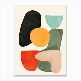 Minimal Abstract Shapes 35 Canvas Print