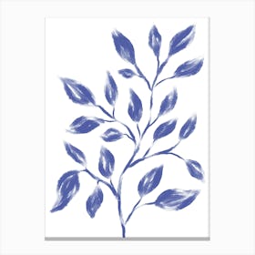 Blue Twig Two Canvas Print