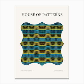 Stripes Pattern Poster 22 Canvas Print