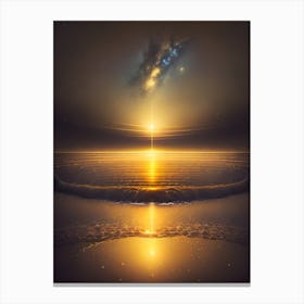 Sunrise Over The Ocean Canvas Print