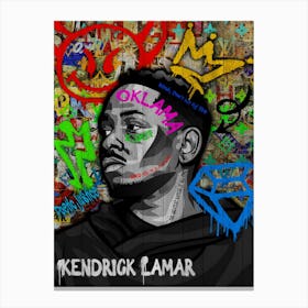 Pop Art Kendrick Lamar Canvas Print