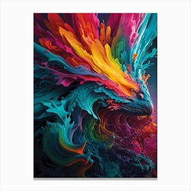 Colorful Eagle Canvas Print