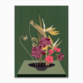 Flowers For Scorpio Canvas Print