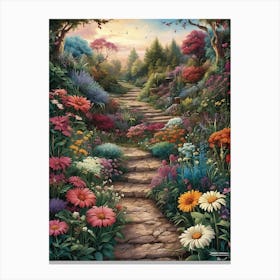 Garden Path Canvas Print