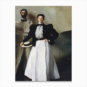 Mr And Mrs I N Phelps Stokes (1897), John Singer Sargent Canvas Print