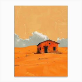 Desert House Canvas Print