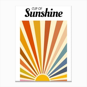 Cup Of Sunshine Canvas Print