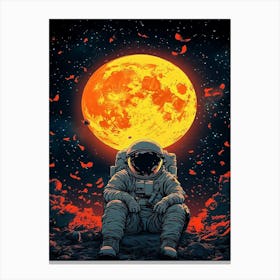 Astronaut In Space 6 Canvas Print