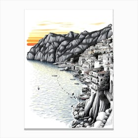 Amalfi Coast 10 Canvas Print