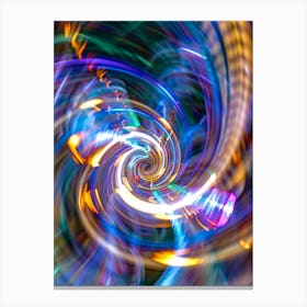 Abstract Spirals Photo Canvas Print