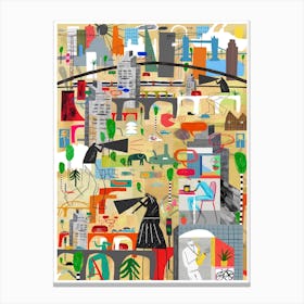 Sounds Of The City Canvas Print