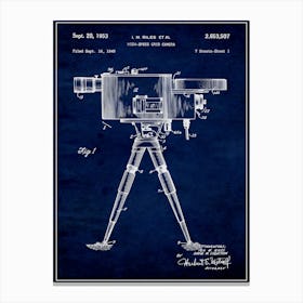 High Speed Grid Camera 1953 Canvas Print