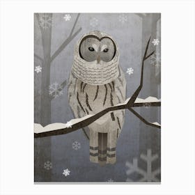 Illu Owl Canvas Print